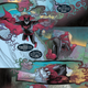 Batwoman escaping the clutches of a psychopath who incorrectly thought her wig was her actual hair.
